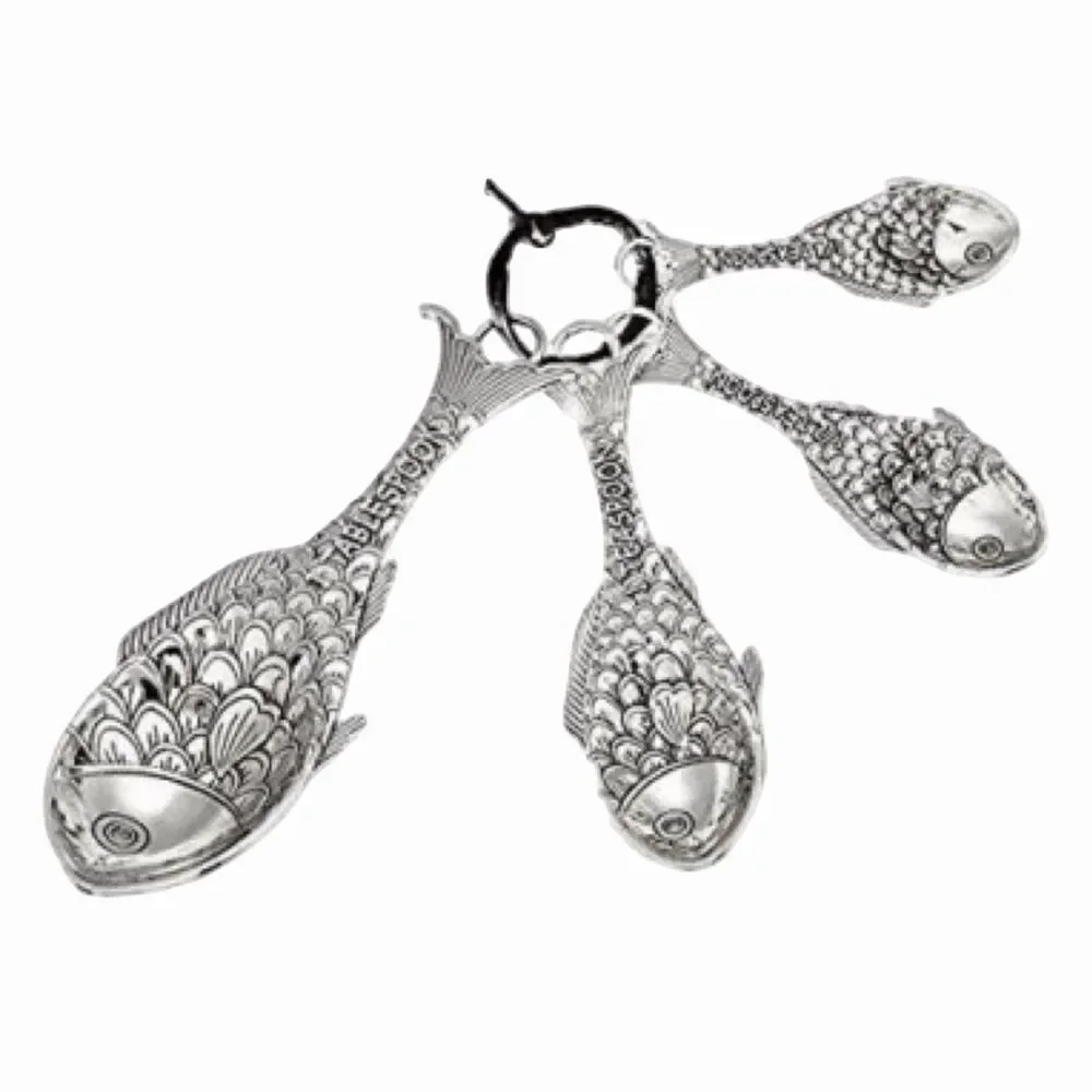 Ganz 4-Piece Set, Fish (ER32652) Measuring Spoon